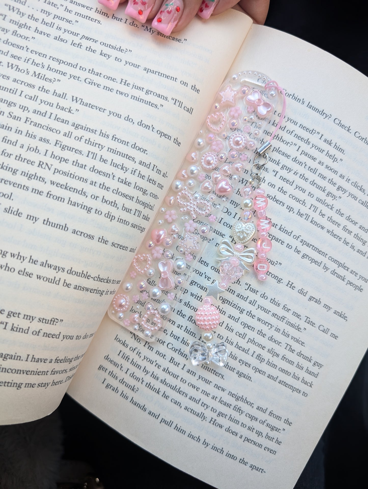 Pearlized Acrylic Bookmark